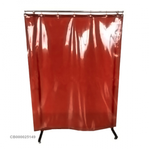 Сварочная штора Weldtex PVC (1400х1800 мм, красная, 6 DIN)